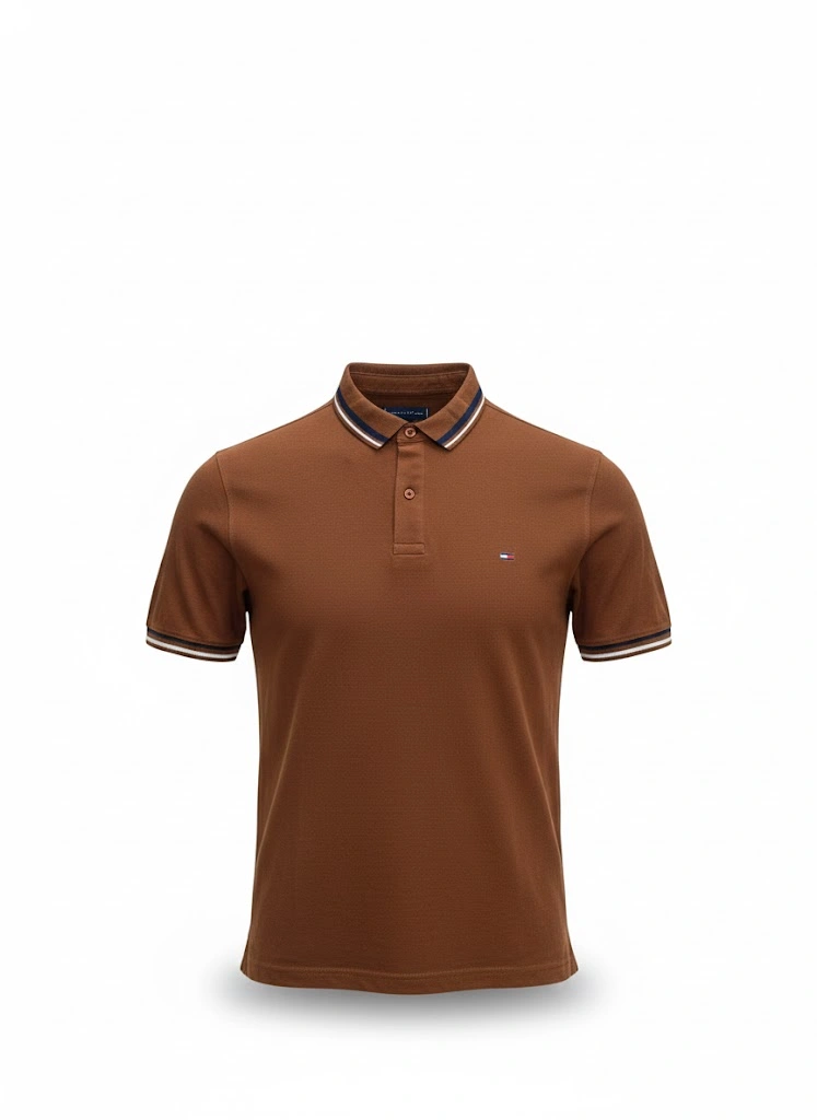 Polo T Shirt (Brown)