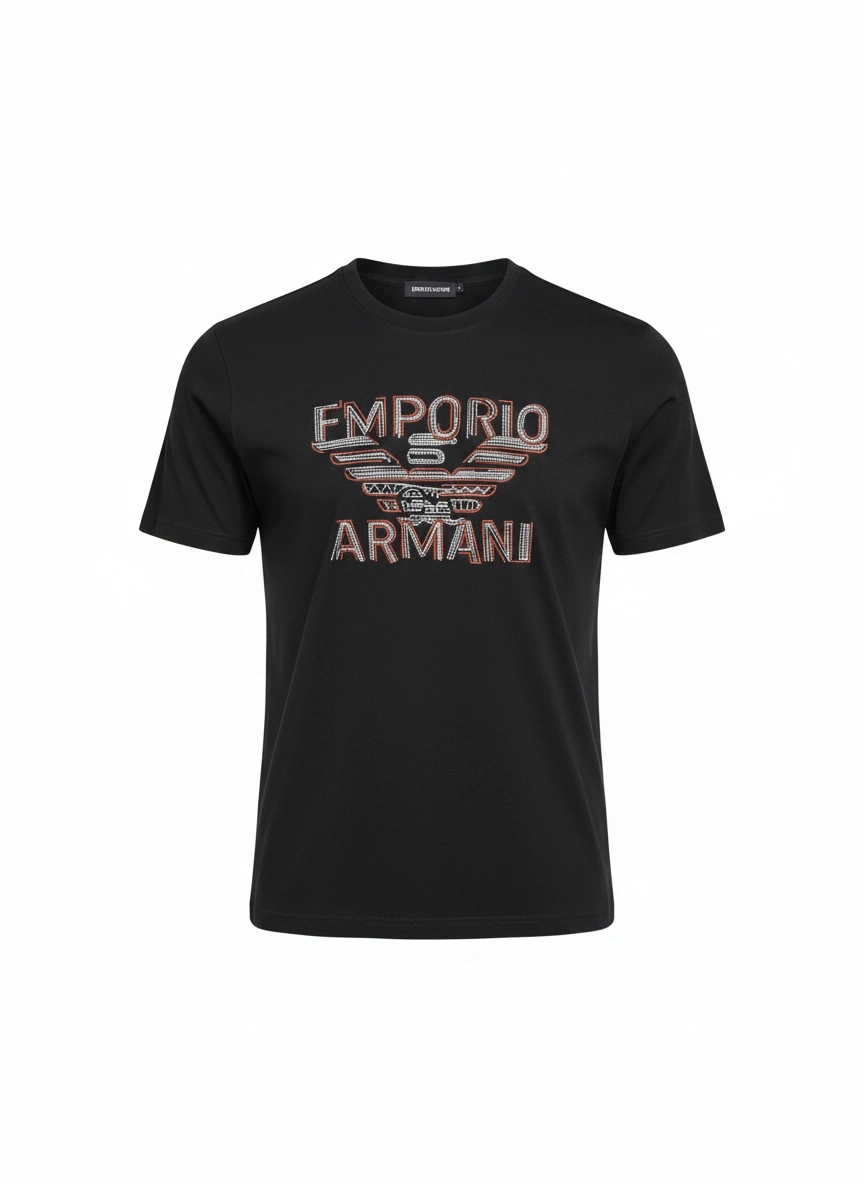 Round Neck T-Shirt(Black)