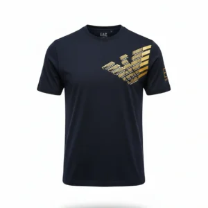 Round Neck T-Shirt(Blue)