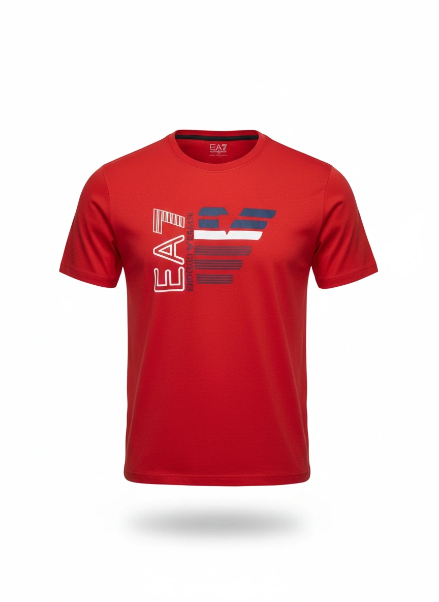 Round Neck T-Shirt(Red)