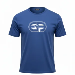 Round Neck T-shirt(Blue)