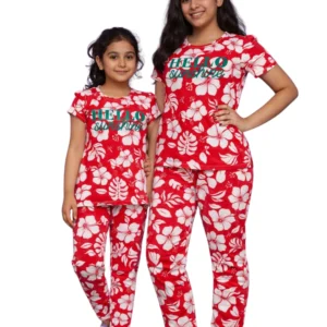 Girls full pant (co ord)pyjama set