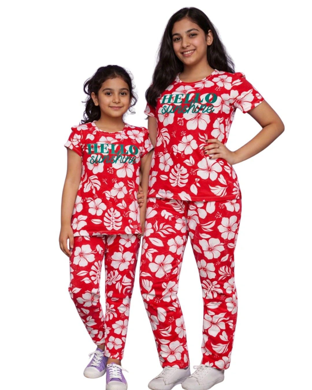 Girls full pant (co ord)pyjama set